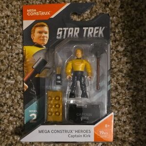 Mega Construx Star Trek Captain Kirk Figure